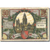 Billet, Allemagne, Mainz, 50 Pfennig, Eglise, 1921, 1921-01-01, SUP, Mehl:860.1a