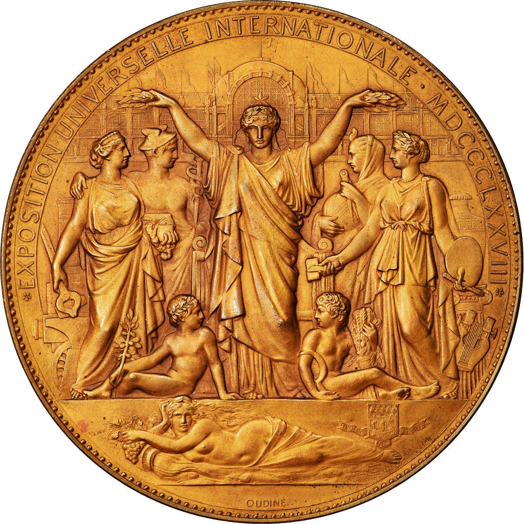 France, Medal, Exposition Universelle Internationale, Champs de Mars, Paris