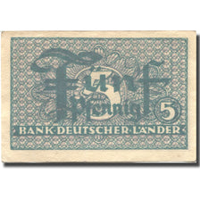 Banconote, GERMANIA - REPUBBLICA FEDERALE, 5 Pfennig, 1948, KM:11a, SPL