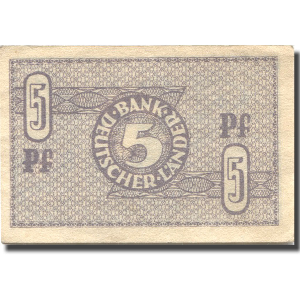 Banconote, GERMANIA - REPUBBLICA FEDERALE, 5 Pfennig, 1948, KM:11a, SPL