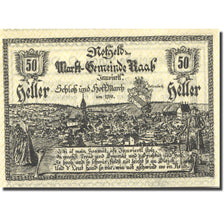 Billet, Autriche, Raab, 50 Heller, village 1920-02-26, SPL, Mehl:FS 805IIa