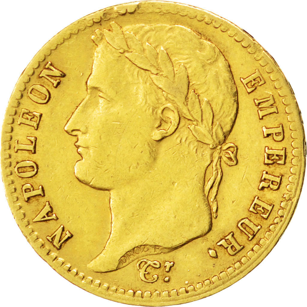 Francia, Napoléon I, 20 Francs, 1812, Paris, BB, Oro, KM:695.1, Gadoury:1025