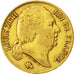 FRANCE, Louis XVIII, 20 Francs, 1818, Lille, KM #712.9, VF(20-25), Gold,...
