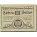 Banknote, Austria, Seitenstetten, 10 Heller, Blason, 1920 UNC(63) Mehl:FS 990