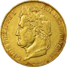 Munten, Frankrijk, Louis-Philippe, 20 Francs, 1847, Paris, ZF+, Goud, KM:750.1