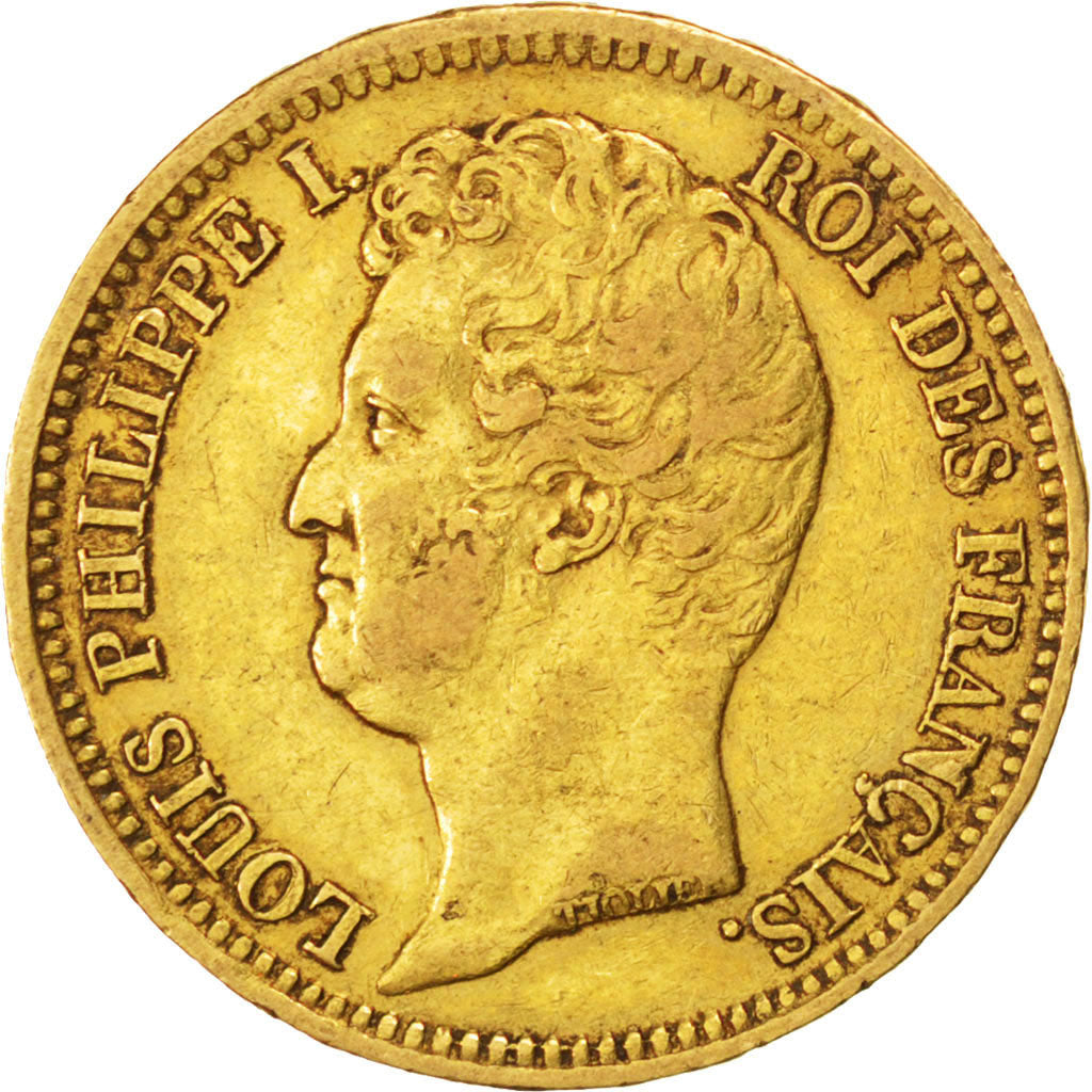FRANCE, Louis-Philippe, 20 Francs, 1831, Paris, KM #746.1, EF(40-45), Gold,...