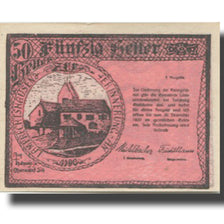 Banknote, Austria, Lamprecht, 50 Heller, Eglise, 1920, UNC(63) Mehl:FS 498