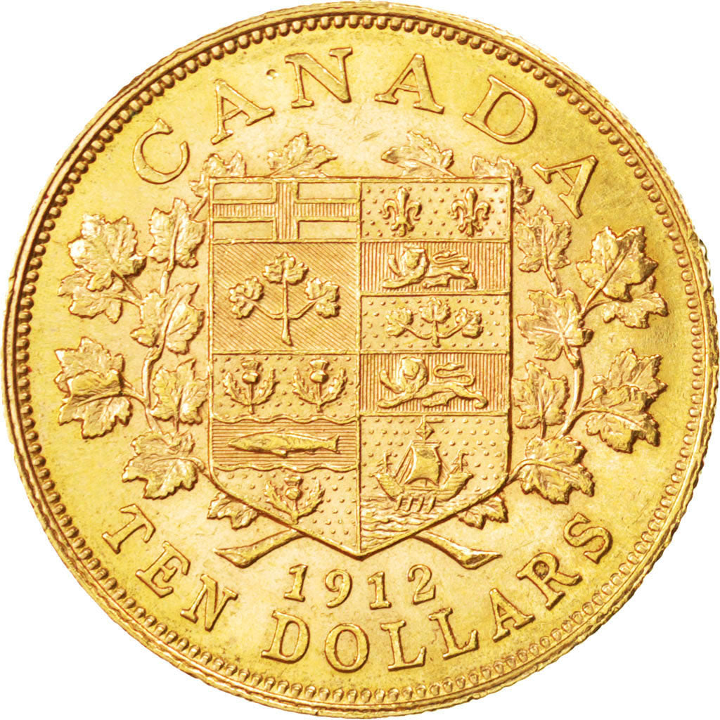 Canada, Georges V, 10 Dollars 1912, KM 27