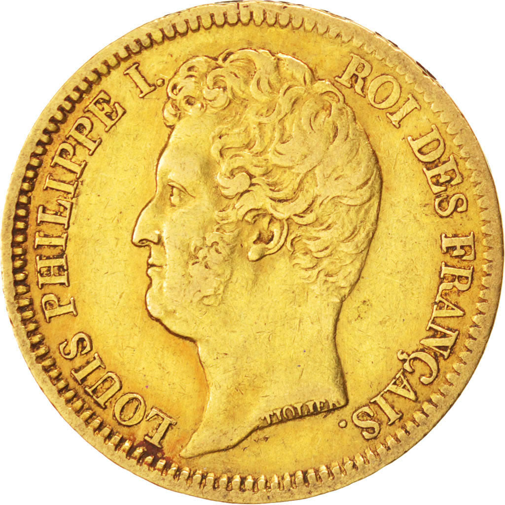 FRANCE, Louis-Philippe, 20 Francs, 1831, Paris, KM #739.1, EF(40-45), Gold,...