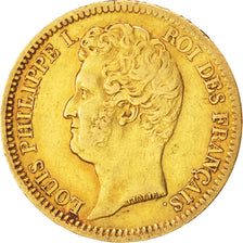 FRANCE, Louis-Philippe, 20 Francs, 1831, Paris, KM #739.1, EF(40-45), Gold,...