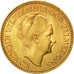 NETHERLANDS, 10 Gulden, 1925, KM #162, AU(55-58), Gold, 22.5, 6.74