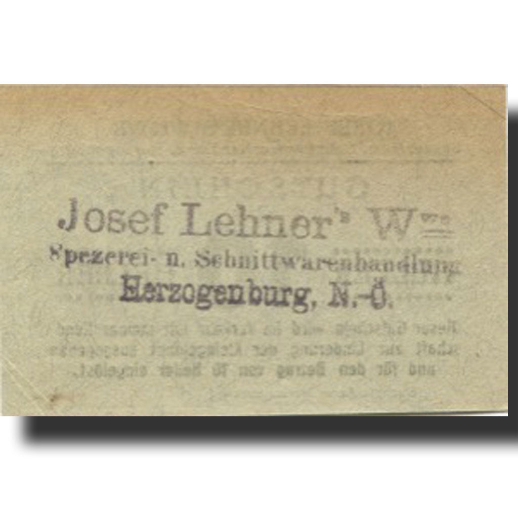 Banknote, Austria, Herzogenburg, 10 Heller face value AU(55-58), Mehl:FS 369