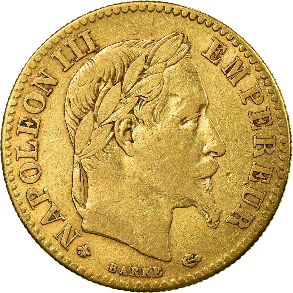 Coin, France, Napoleon III, Napoléon III, 10 Francs, 1862, Paris, VF(30-35)