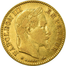 Coin, France, Napoleon III, Napoléon III, 10 Francs, 1865, Strasbourg