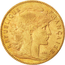 Coin, France, Marianne, 10 Francs, 1908, Paris, EF(40-45), Gold, KM:846