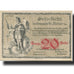 Banknote, Austria, St Florian, 20 Heller, personnage 1920 UNC(63) Mehl:FS 881a