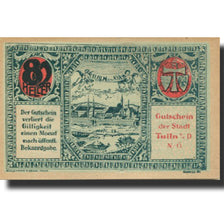 Billet, Autriche, Tulln an der Donau, 80 Heller, château, SPL, Mehl:FS 1083IIa