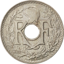 FRANCE, Lindauer, 25 Centimes, 1919, KM #867a, AU(55-58), Copper-Nickel, 24,...
