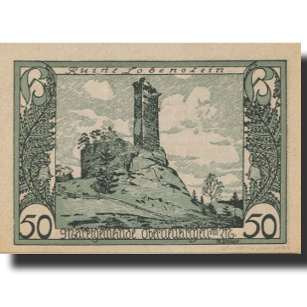 Banknote, Austria, Oberneukirchen, 50 Heller, ruine, UNC(63), Mehl:FS 691b