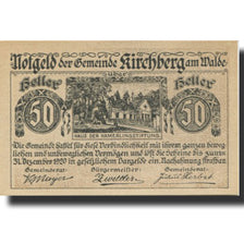 Banknote, Austria, Kirchberg, 50 Heller, château, 1920 UNC(63) Mehl:FS 440a
