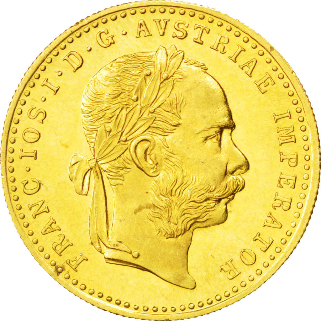 AUSTRIA, Ducat, 1915, KM #2267, MS(63), Gold, 3.49