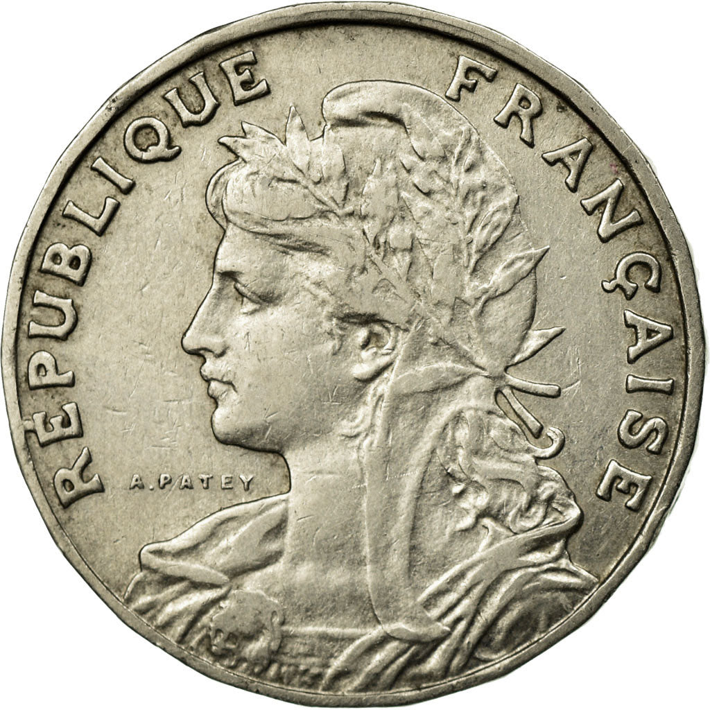 Coin, France, Patey, 25 Centimes, 1905, EF(40-45), Nickel, KM:856, Gadoury:364
