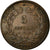 Moneda, Francia, Cérès, 5 Centimes, 1872, Paris, MBC+, Bronce, KM:821.1