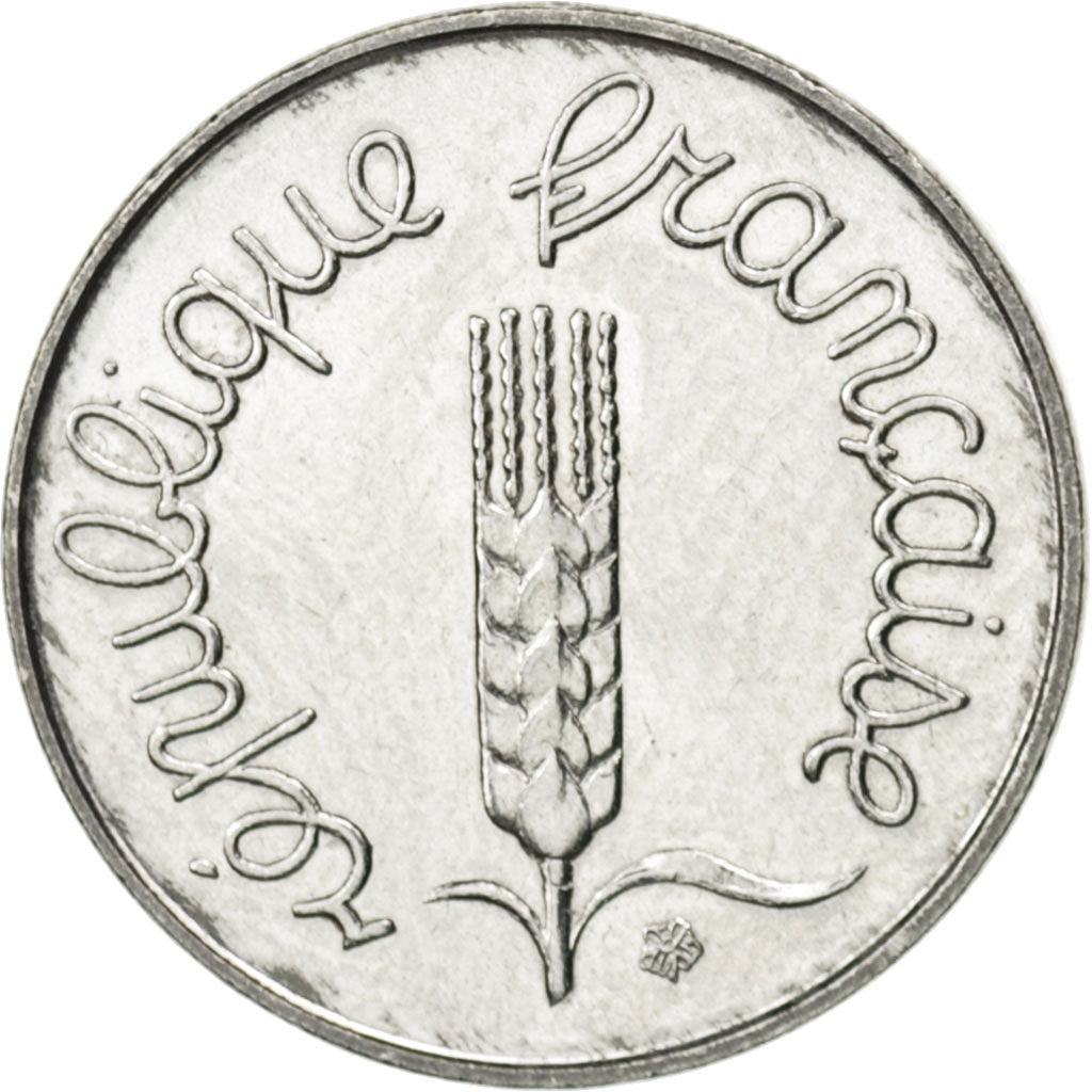 FRANCE, Épi, Centime, 1984, Paris, KM #928, AU(55-58), Stainless Steel, 15, ...