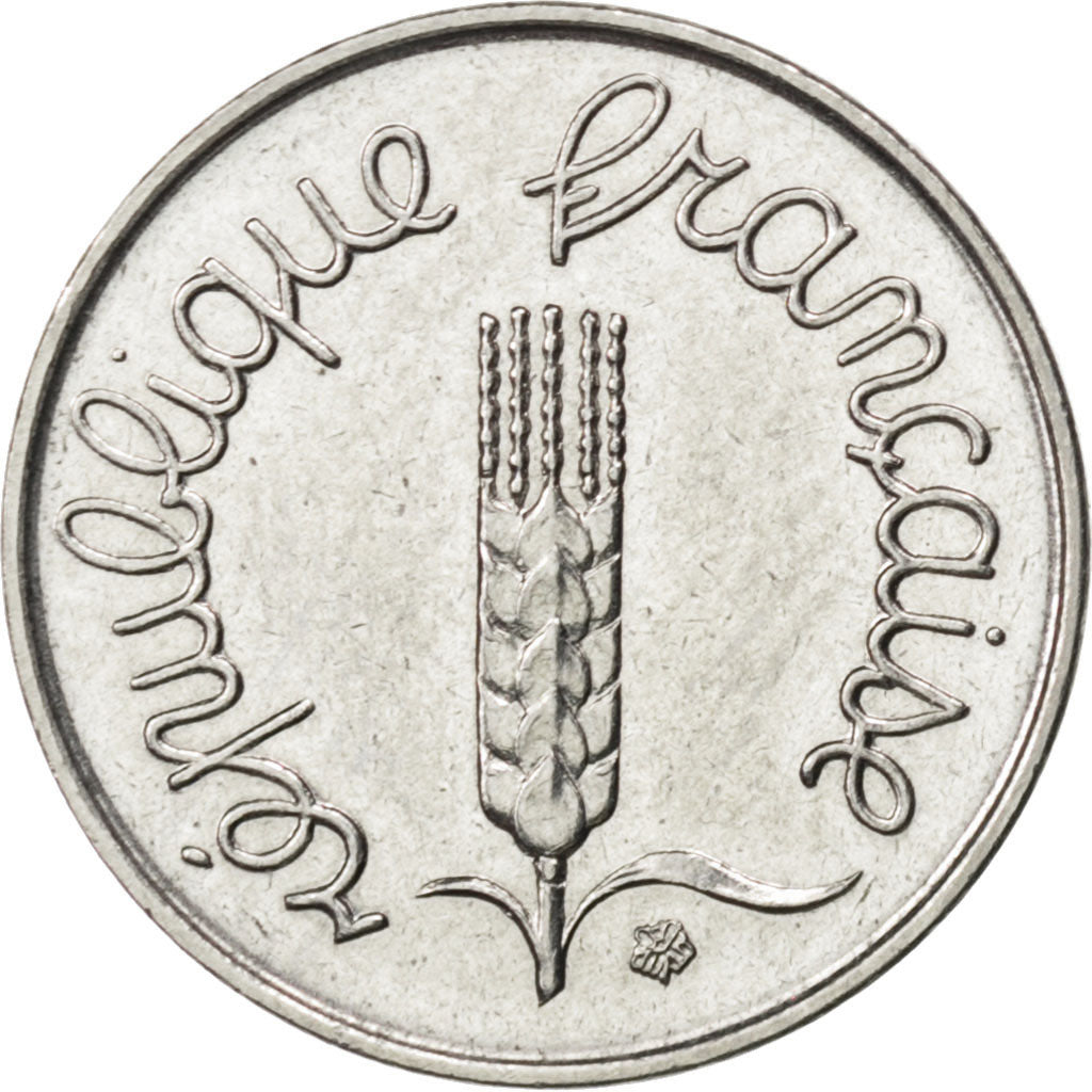 FRANCE, Épi, Centime, 1972, Paris, KM #928, AU(55-58), Stainless Steel, 15, ...