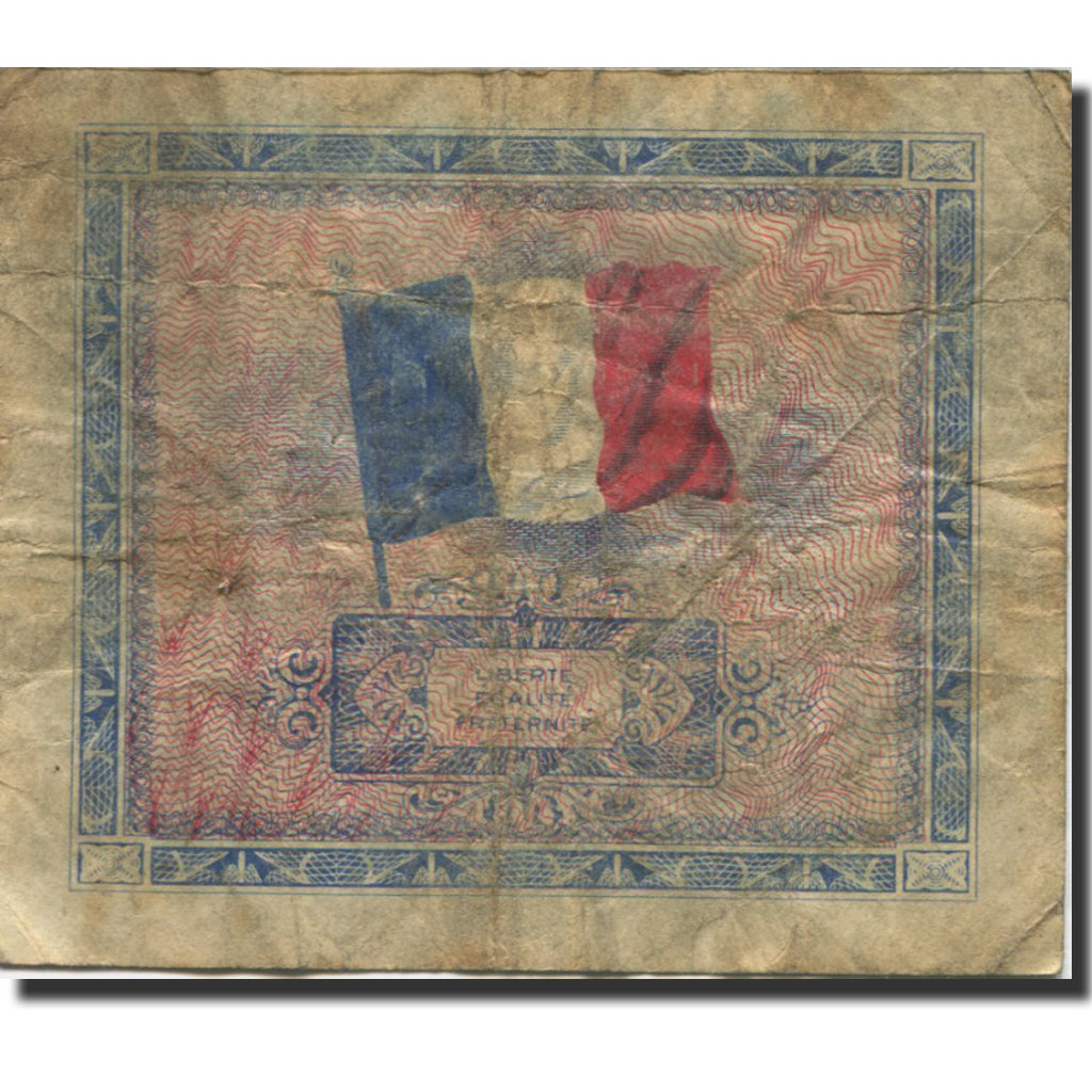 Frankrijk, 5 Francs, Flag/France, 1944, 1944, TB, Fayette:17.01, KM:115a