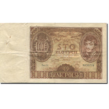 Geldschein, Polen, 100 Zlotych, 1934, 1934-11-09, KM:75a, S+