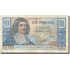 Banknote, French Equatorial Africa, 10 Francs, undated 1947, KM:21, VF(30-35)