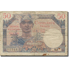 Frankrijk, 50 Francs, 1947 French Treasury, 1947, 1947, B, Fayette:VF 31.02