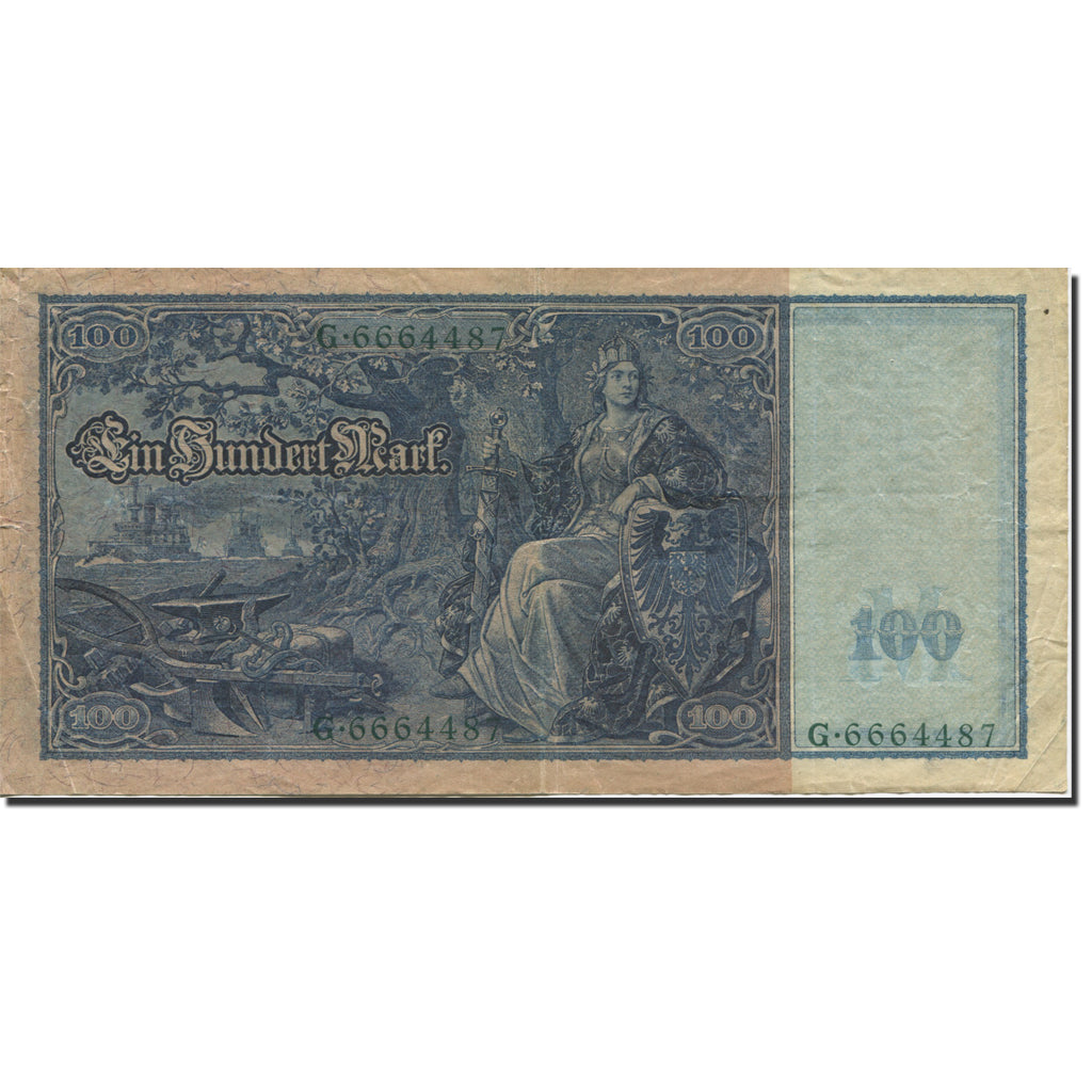 Banknote, Germany, 100 Mark, 1910, 1910-04-21, KM:43, VF(30-35)