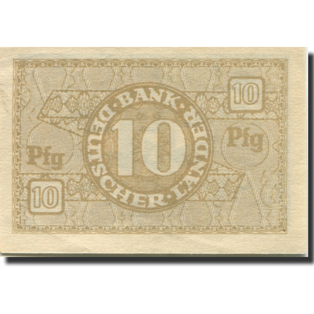 Banknote, GERMANY - FEDERAL REPUBLIC, 10 Pfennig, 1948, KM:12a, UNC(63)