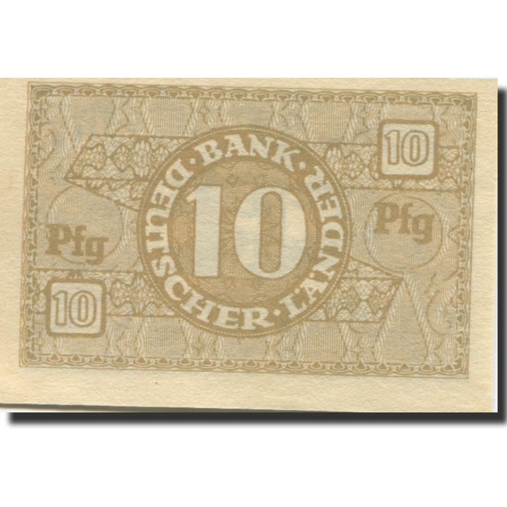 Banknote, GERMANY - FEDERAL REPUBLIC, 10 Pfennig, 1948, KM:12a, UNC(63)
