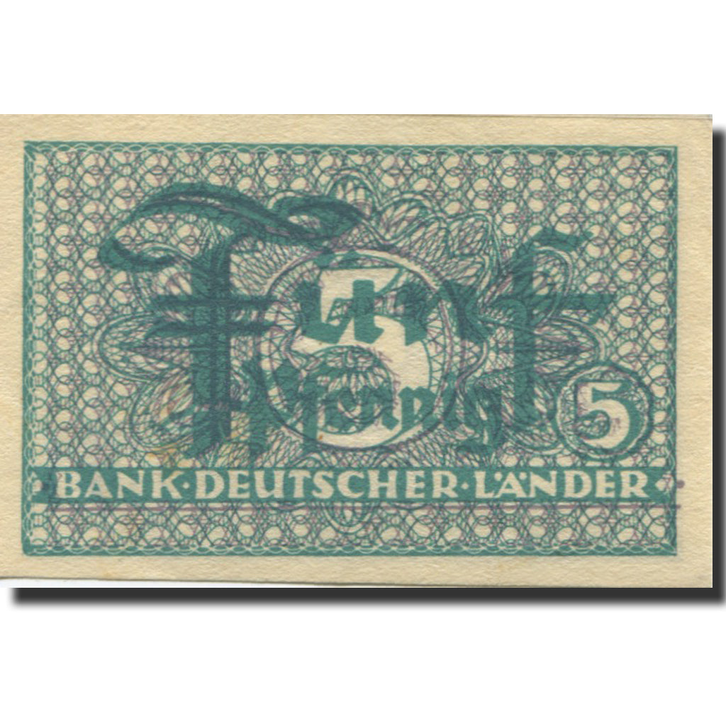 Banknote, GERMANY - FEDERAL REPUBLIC, 5 Pfennig, 1948, KM:11a, UNC(63)