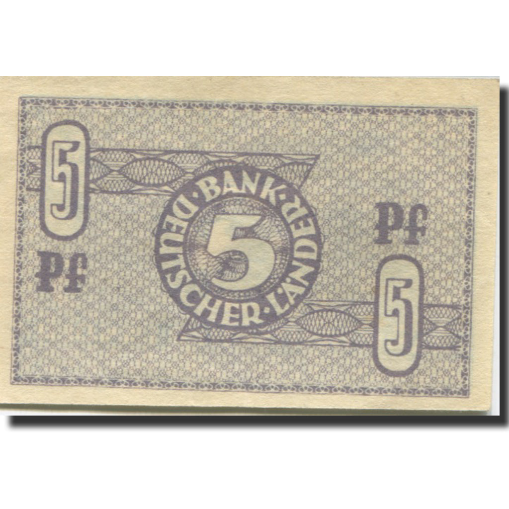 Banknote, GERMANY - FEDERAL REPUBLIC, 5 Pfennig, 1948, KM:11a, UNC(63)
