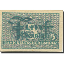 Banknote, GERMANY - FEDERAL REPUBLIC, 5 Pfennig, 1948, KM:11a, UNC(63)