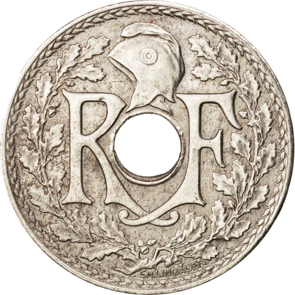 FRANCE, Lindauer, 25 Centimes, 1940, KM #867b, EF(40-45), Nickel-Bronze, 24,...