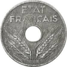 Munten, Frankrijk, État français, 20 Centimes, 1941, ZF, Zinc, KM:899