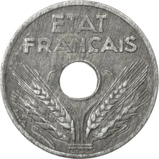 Coin, France, État français, 20 Centimes, 1941, EF(40-45), Zinc, KM:899