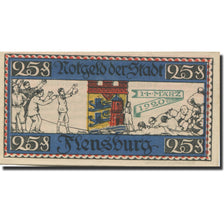 Banconote, Germania, Flensburg, 25 Pfennig, personnage 1920-01-16 SPL Mehl:369.5