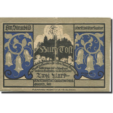 Billet, Allemagne, Gleiwitz, 2 Mark, personnage, 1922, TTB, Mehl:437.1a