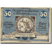 Banknote, Germany, Friedeberg, 50 Pfennig, aigle, 1922 AU(55-58) Mehl:612.1