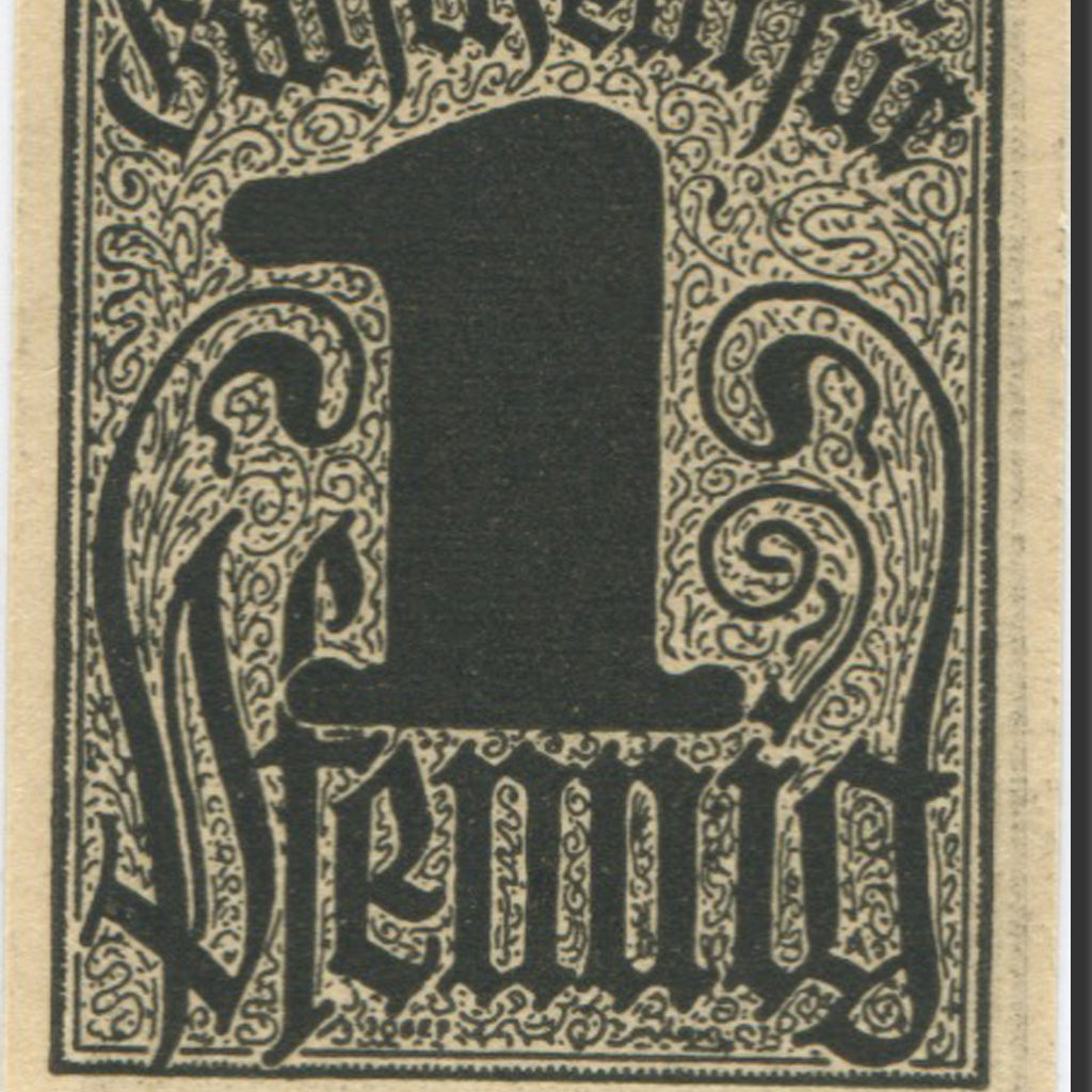 Banknote, Germany, Regensburg, 1 Pfenning, Blason, 1920, UNC(63), Mehl:R15.2a