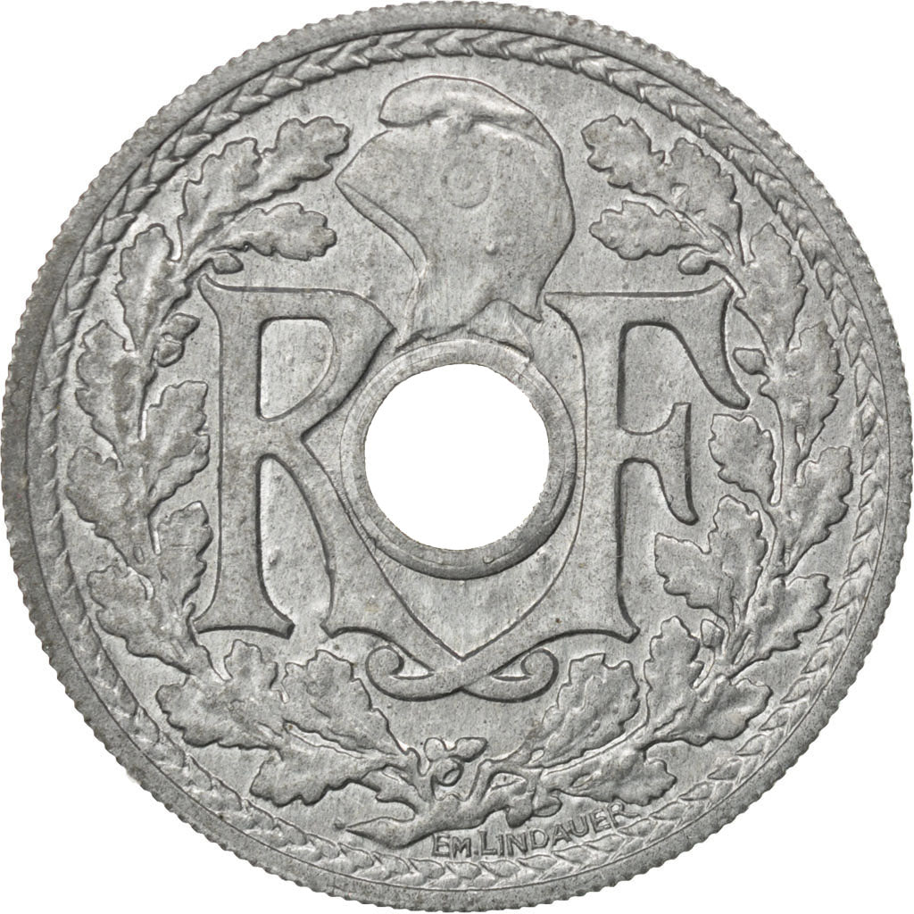 FRANCE, Lindauer, 20 Centimes, 1945, KM #907.1, MS(63), Zinc, Gadoury #324, 3.56