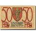 Billet, Allemagne, Trier, 50 Pfennig, personnage, 1921, SPL, Mehl:T27.10
