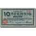 Banknote, Germany, Köln, 10 Pfennig, Monument, 1918 EF(40-45) Mehl:K30.4a