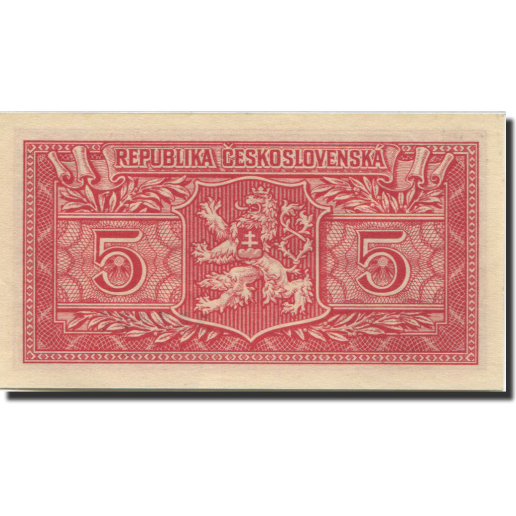 Banknote, Czechoslovakia, 5 Korun, 1949, 1949-01-25, KM:68a, UNC(63)